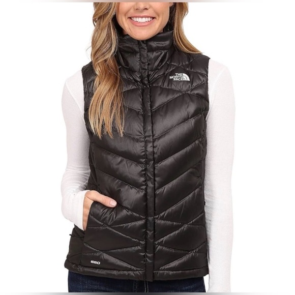 The North Face Aconcagua 550 Fill Goose Down Women's Black Puffer Vest Size:M - Picture 2 of 9